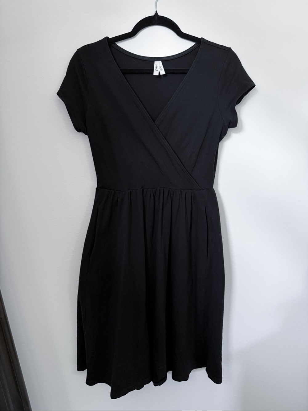 Pact Fit & Flare Crossover Dress